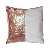 Подушка хамелеон 40Х40 розовый металлик
