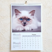 Перекидной календарь A3 (30х40см) - 14 листов